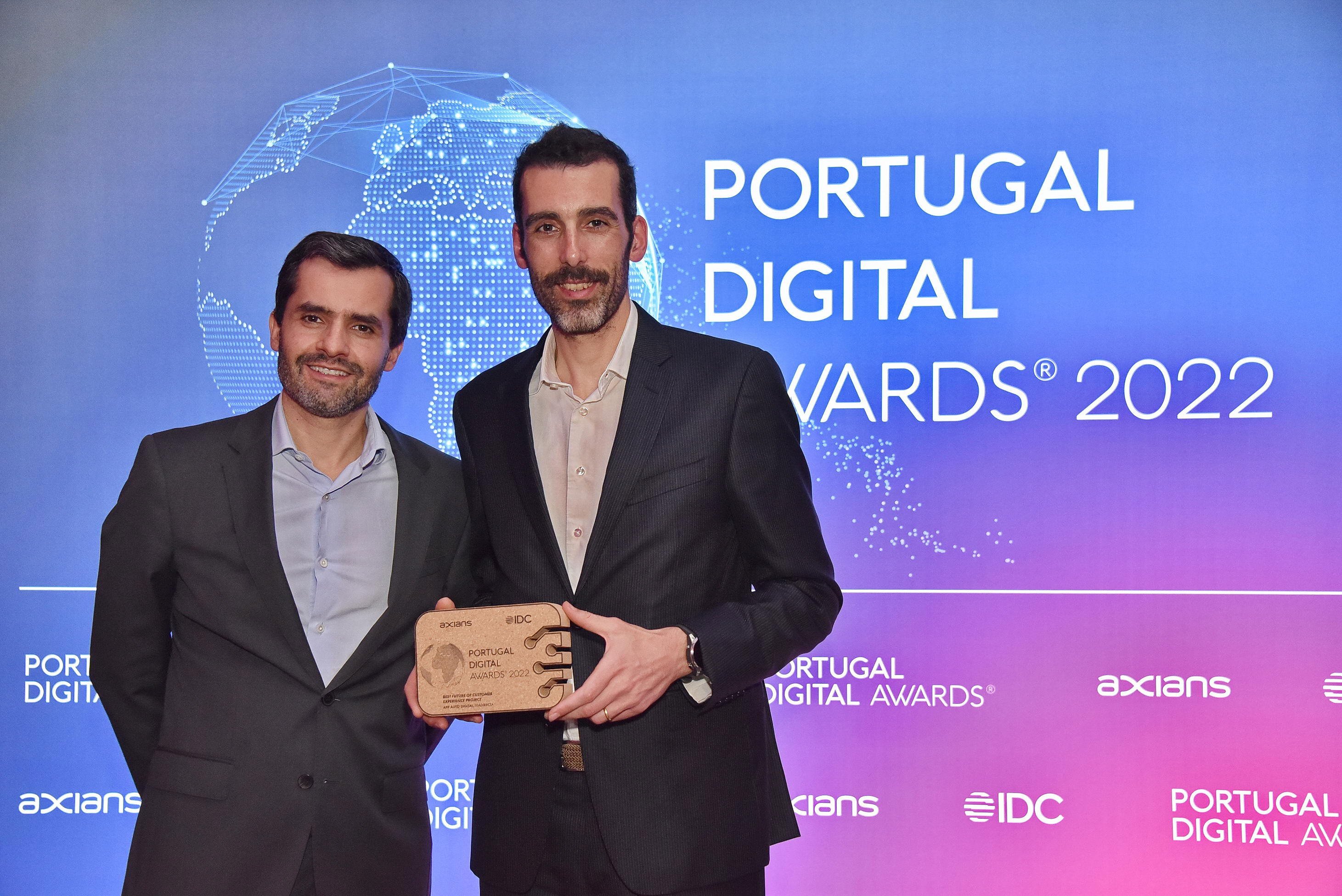 Gonçalo Graça Santos, Luís Gonçalves, prémio Portugal Digital Awards